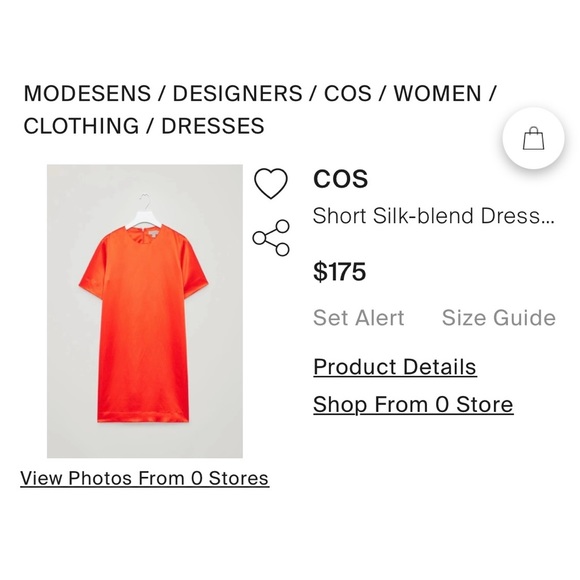 Cos - Silk Blend Dress - Picture 4 of 5